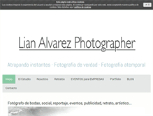 Tablet Screenshot of lianalvarez.com